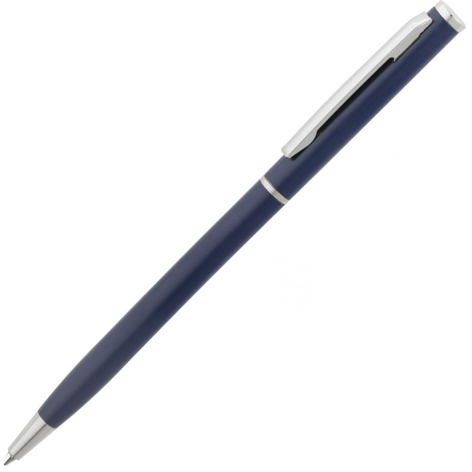 Ручка шариковая Hotel Chrome, ver.2, матовая синяя, арт. 7078.40 фото 1 — Бизнес Презент