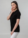Рубашка поло женская Virma Stretch Lady, черная, арт. 11144.301 фото 6 — Бизнес Презент