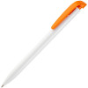 Ручка шариковая Favorite, белая с оранжевым, арт. 25900.62 фото 1 — Бизнес Презент