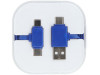 Цветной зарядный кабель, ярко-синий, арт. 12393802 фото 4 — Бизнес Презент