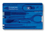 Швейцарская карточка VICTORINOX SwissCard Classic, 10 функций, полупрозрачная синяя, арт. 601196 фото 2 — Бизнес Презент