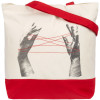 Холщовая сумка «Веревочки», красная, арт. 71317.50 фото 1 — Бизнес Презент