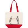 Холщовая сумка «Веревочки», красная, арт. 71317.50 фото 3 — Бизнес Презент