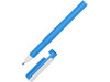 Ручка пластиковая шариковая трехгранная Nook с подставкой для телефона в колпачке, голубой/белый, арт. 13182.10 фото 5 — Бизнес Презент