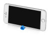 Ручка пластиковая шариковая трехгранная Nook с подставкой для телефона в колпачке, голубой/белый, арт. 13182.10 фото 6 — Бизнес Презент
