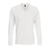 Рубашка поло с длинным рукавом Prime LSL, белая, арт. 03983102XS фото 1 — Бизнес Презент