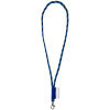 Шнурок для бейджа Tube Long, черный с синим, арт. 14006.34 фото 2 — Бизнес Презент