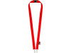 Ремешок Adam с двумя крючками-карабинами, изготовленный из переработанного ПЭТ, красный, арт. 10251821 фото 1 — Бизнес Презент