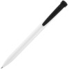 Ручка шариковая Favorite, белая с черным, арт. 25900.63 фото 3 — Бизнес Презент