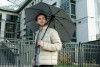 Зонт-трость rainVestment, светло-серый меланж, арт. 12062.10 фото 6 — Бизнес Презент