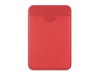 Чехол-картхолдер Favor на клеевой основе на телефон для пластиковых карт и и карт доступа, красный, арт. 7319.01 фото 2 — Бизнес Презент