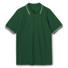 Рубашка поло Virma Stripes, зеленая, арт. 1253.901 фото 1 — Бизнес Презент