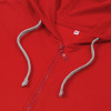 Толстовка на молнии с капюшоном Unit Siverga, красная, арт. 6895.500v2 фото 3 — Бизнес Презент