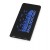 Портативное зарядное устройство с синей подсветкой логотипа Faros, soft-touch, 4000 mAh