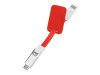 Зарядный кабель 3-в-1 Charge-it, красный, арт. 590911 фото 4 — Бизнес Презент