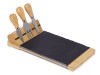Набор для сыра из сланцевой доски и ножей Bamboo collection Taleggio, арт. 822108 фото 2 — Бизнес Презент
