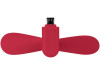 Вентилятор Airing микро ЮСБ, красный, арт. 12387702 фото 2 — Бизнес Презент