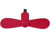 Вентилятор Airing микро ЮСБ, красный, арт. 12387702 фото 4 — Бизнес Презент