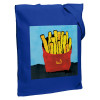 Холщовая сумка «Фри», ярко-синяя, арт. 71267.44 фото 1 — Бизнес Презент