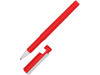 Ручка пластиковая шариковая трехгранная Nook с подставкой для телефона в колпачке, красный/белый, арт. 13182.01 фото 5 — Бизнес Презент