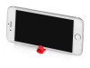Ручка пластиковая шариковая трехгранная Nook с подставкой для телефона в колпачке, красный/белый, арт. 13182.01 фото 6 — Бизнес Презент