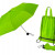 Зонт Picau из переработанного пластика в сумочке, зеленое яблоко