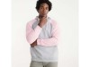 Толстовка с капюшоном Badet мужской, серый меланж/светло-розовый, арт. 10585848S фото 5 — Бизнес Презент