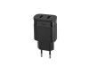 Сетевое зарядное устройство, 2 USB / 2.4 A, черный, арт. 94089 фото 2 — Бизнес Презент