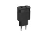 Сетевое зарядное устройство, 2 USB / 2.4 A, черный, арт. 94089 фото 3 — Бизнес Презент