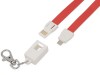 Зарядный кабель-клип 2 в 1, красный, арт. 13426903 фото 5 — Бизнес Презент