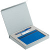 Коробка Memo Pad для блокнота, флешки и ручки, серебристая, арт. 12428.10 фото 4 — Бизнес Презент