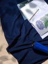 Флисовый плед Warm&Peace, синий, арт. 7669.40 фото 4 — Бизнес Презент