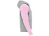 Толстовка с капюшоном Badet мужской, серый меланж/светло-розовый, арт. 10585848XL фото 4 — Бизнес Презент