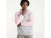 Толстовка с капюшоном Badet мужской, серый меланж/светло-розовый, арт. 10585848XL фото 5 — Бизнес Презент