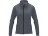 Женская флисовая куртка Zelus, storm grey, арт. 3947582XS фото 2 — Бизнес Презент