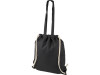 Рюкзак со шнурком Eliza из хлопчатобумажной ткани плотностью 240 г/м², черный, арт. 12027601 фото 3 — Бизнес Презент