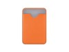Чехол-картхолдер Favor на клеевой основе на телефон для пластиковых карт и и карт доступа, оранжевый, арт. 7319.08 фото 2 — Бизнес Презент