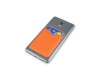 Чехол-картхолдер Favor на клеевой основе на телефон для пластиковых карт и и карт доступа, оранжевый, арт. 7319.08 фото 4 — Бизнес Презент