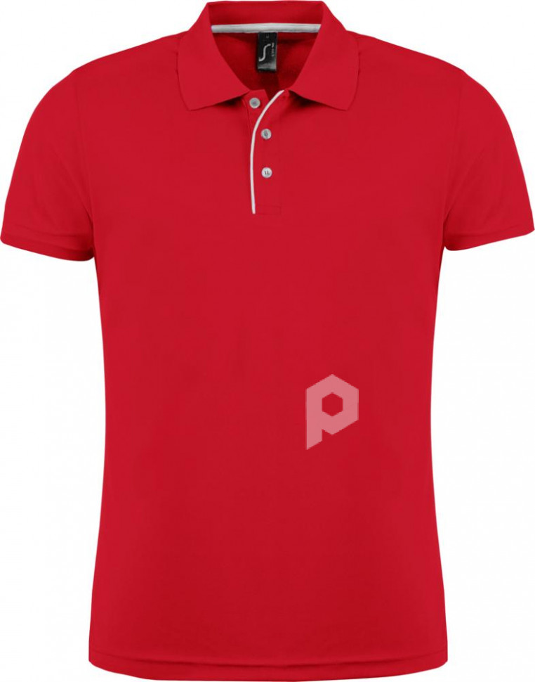 Рубашка поло мужская Performer Men 180 красная, арт. 01180145S фото 1 — Бизнес Презент