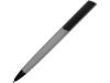 Ручка пластиковая soft-touch шариковая Taper, серый/черный, арт. 16540.12 фото 2 — Бизнес Презент