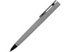 Ручка пластиковая soft-touch шариковая Taper, серый/черный, арт. 16540.12 фото 3 — Бизнес Презент