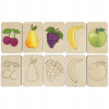 Карточки-раскраски Wood Games, фрукты, арт. 11495.02 фото 1 — Бизнес Презент