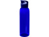 Бутылка для воды Sky из переработанной пластмассы объемом 650 мл - Синий, арт. 10077752 фото 4 — Бизнес Презент
