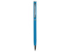 Ручка металлическая шариковая Атриум с покрытием софт-тач, голубой, арт. 18312.22 фото 2 — Бизнес Презент