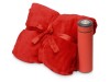 Подарочный набор с пледом, термосом Cozy hygge, красный, арт. 700348.01 фото 1 — Бизнес Презент