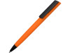 Ручка пластиковая soft-touch шариковая Taper, оранжевый/черный, арт. 16540.13 фото 1 — Бизнес Презент