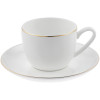 Кофейная пара Mansion Select, белая с золотистой отводкой, арт. 13775.00 фото 4 — Бизнес Презент