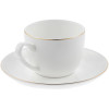 Кофейная пара Mansion Select, белая с золотистой отводкой, арт. 13775.00 фото 5 — Бизнес Презент