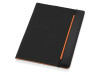 Папка для документов Делос, черный/оранжевый, арт. 923918 фото 1 — Бизнес Презент