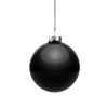 Елочный шар Finery Gloss, 8 см, глянцевый черный, арт. 17662.30 фото 2 — Бизнес Презент